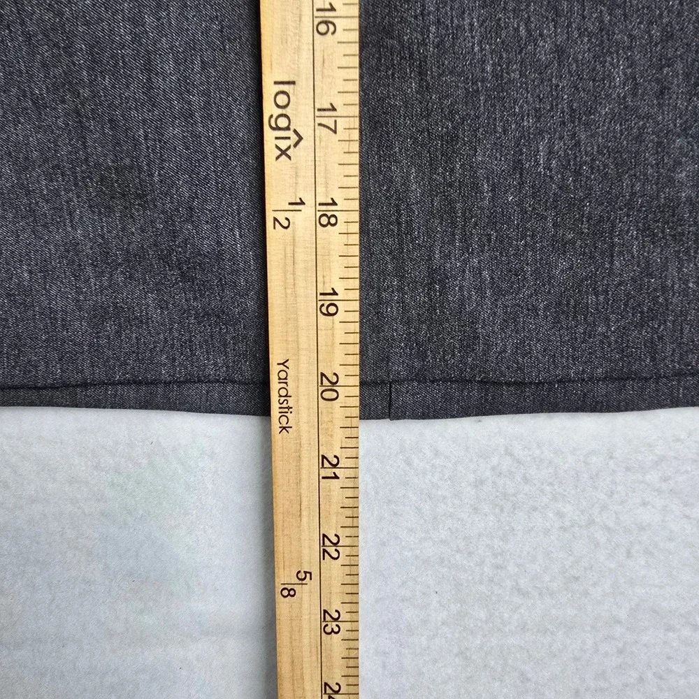 Joe B XL Charcoal Gray Pencil Skirt Career Zip Accent business Casual Bodycon‎
